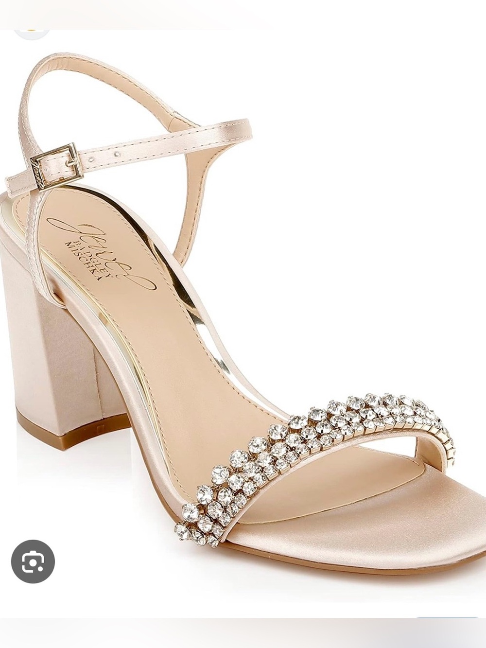 Jewel Badgley Mischka Lori Heeled Sandal
